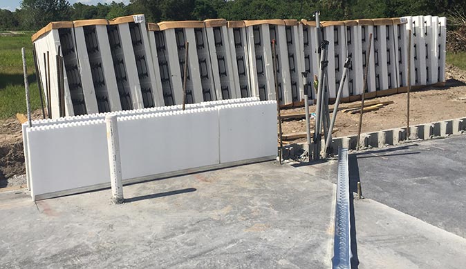 Insulated Concrete Forms in and near Cape Coral Florida